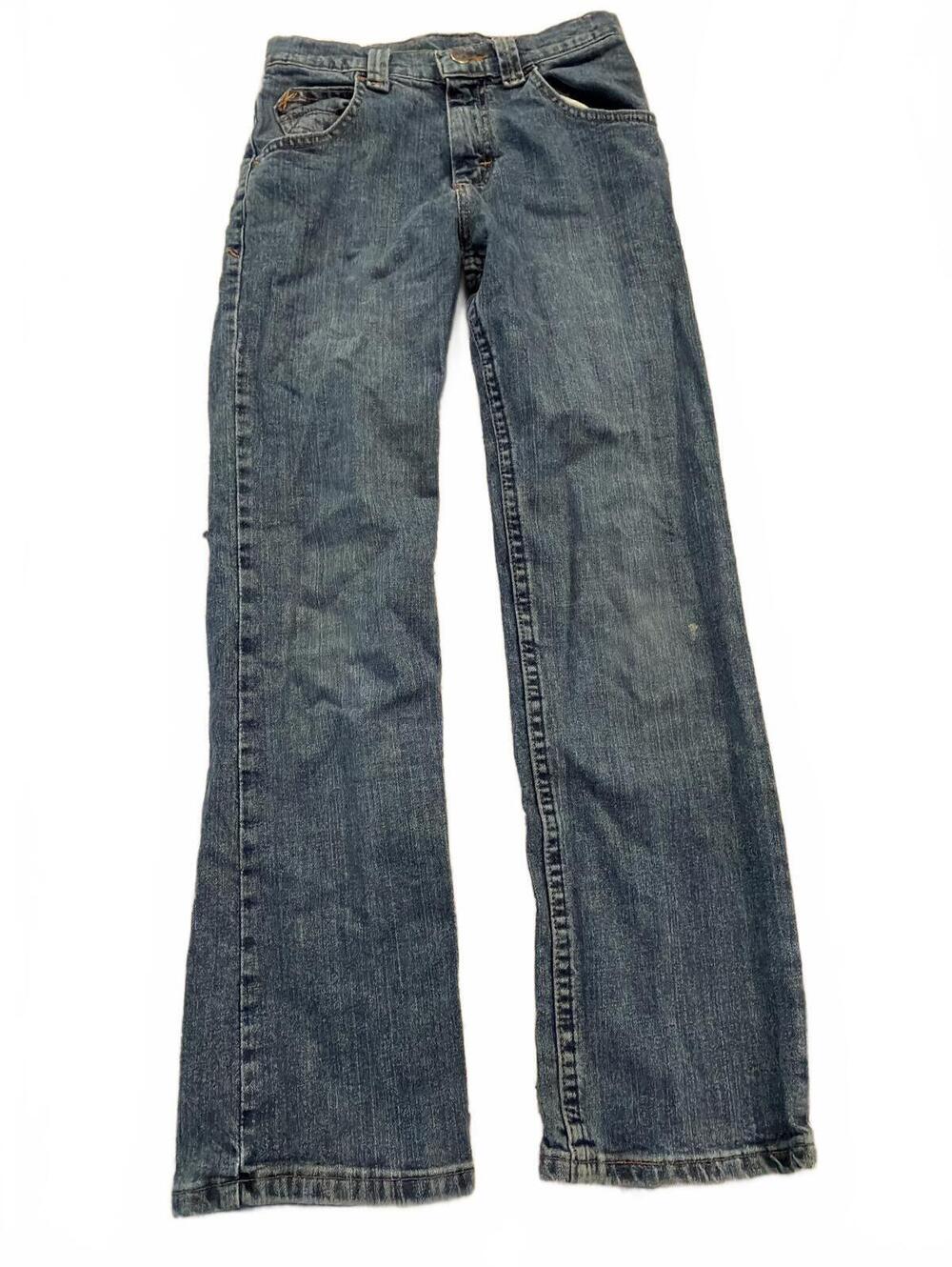 Wrangler Boys Blue Denim Jeans with Straight Leg 12 Slim
